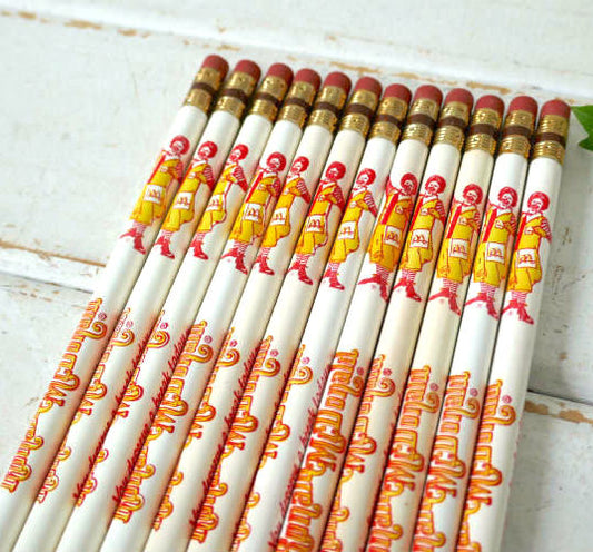McDonald's マクドナルド 70's 80's 1ダース デッドストック ヴィンテージ 鉛筆 ペンシル 12本セット