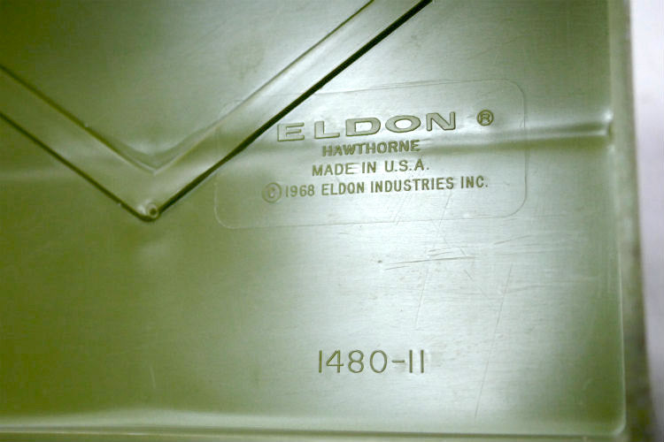 Eldon Industries ミッドセンチュリー カレンダー付き 60's ヴィンテージ カードホルダー カードスタンドカードホルダー カードスタンド デスクカレンダー 卓上カレンダー USA