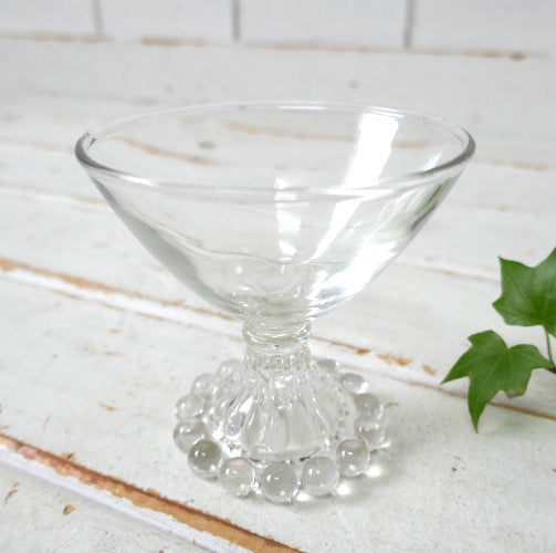 アンカーホッキング Boopie ブーピー クリスタル ヴィンテージ シャーベットグラス デザートグラス シャンパングラス 脚付きグラス 食器 Ⅱ