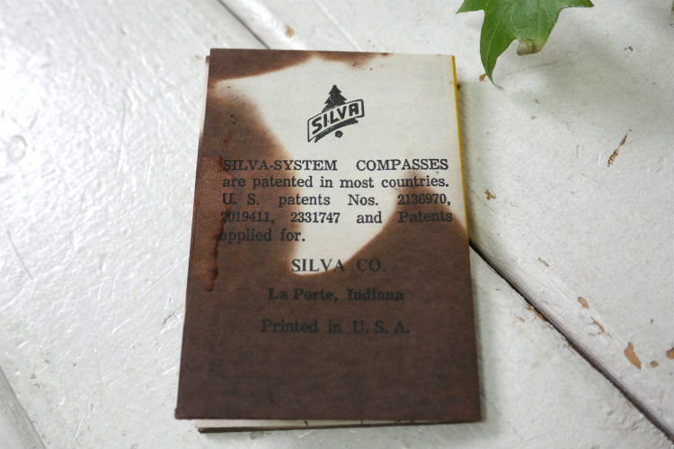 SILVA COMPASS ガールスカウト 70's ヴィンテージ コンパス 方位磁石 箱付き アウトドア キャンプ