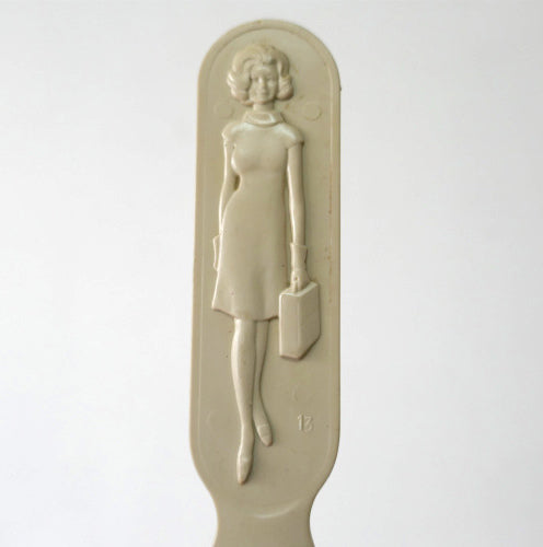 Fuller Brush Co Man&Woman アドバタイジング 60's BARBER ヴィンテージ レターオープナー ペーパーナイフ ステーショナリー 文具 USA