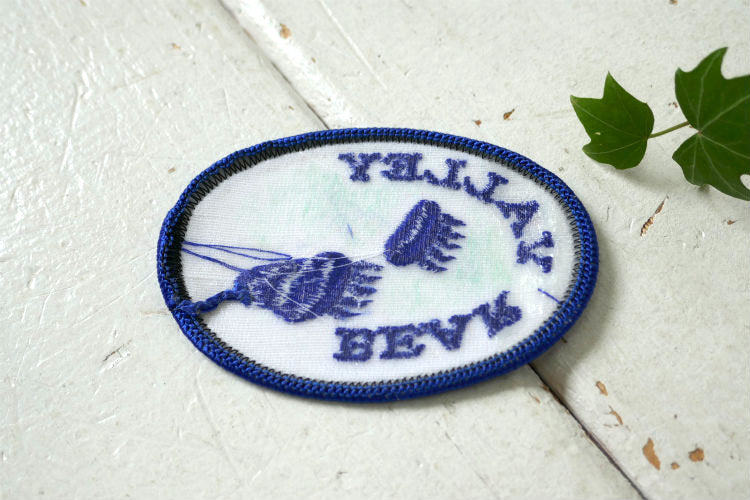 BEAR VALLEY ベアバレー 足跡 デッドッストック 未使用 ヴィンテージ ワッペン カリフォルニア 刺繍 USA