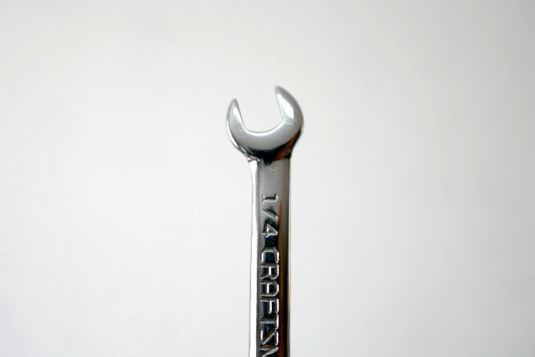 CRAFTSMAN クラフトマン DIY ヴィンテージ 1/4 CRAFTSMAN-V- 9/32 コンビネーションレンチ 工具 ガレージ 工業系 キーホルダー