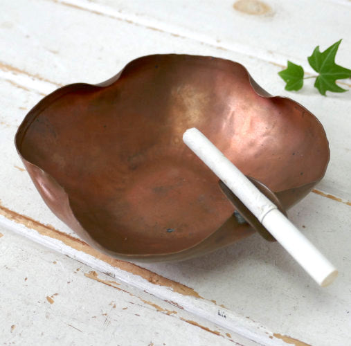 CRAFTSMAN CO ハンマードフィニッシュ コッパー 銅製 60's ヴィンテージ アシュトレイ 灰皿 トレイ 小物入れ USA