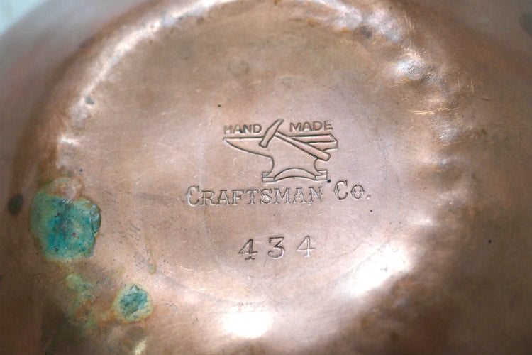 CRAFTSMAN CO ハンマードフィニッシュ コッパー 銅製 60's ヴィンテージ アシュトレイ 灰皿 トレイ 小物入れ USA
