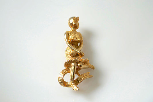 CWBA 1966 カリフォルニア州 女子 ボウリング協会 アワード ヴィンテージ ブローチ アクセサリー コスチュームジュエリー USA