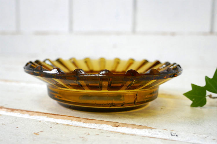 Best Western Worldwide Lodging ベストウエスタン アンバー ガラス製 ヴィンテージ 灰皿 アシュトレイ アドバタイジング USA