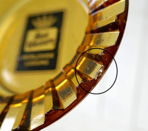 Best Western Worldwide Lodging ベストウエスタン アンバー ガラス製 ヴィンテージ 灰皿 アシュトレイ アドバタイジング USA