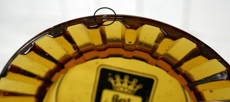 Best Western Worldwide Lodging ベストウエスタン アンバー ガラス製 ヴィンテージ 灰皿 アシュトレイ アドバタイジング USA