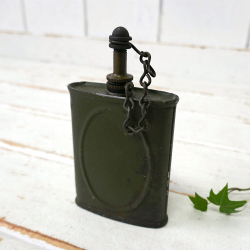 ミリタリー アーミーグリーン WWII チェーン付き ヴィンテージ オイル差し オイラー 油差し USA