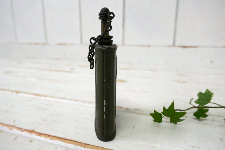 ミリタリー アーミーグリーン WWII チェーン付き ヴィンテージ オイル差し オイラー 油差し USA