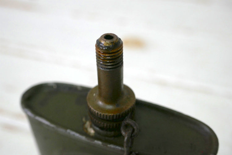 ミリタリー アーミーグリーン WWII チェーン付き ヴィンテージ オイル差し オイラー 油差し USA