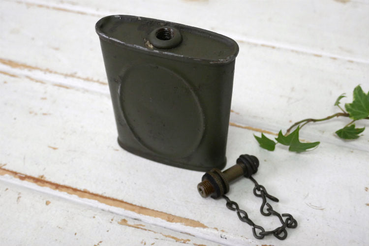 ミリタリー アーミーグリーン WWII チェーン付き ヴィンテージ オイル差し オイラー 油差し USA
