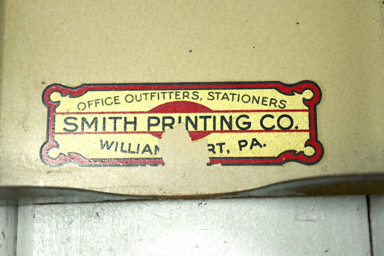 Smith Printing Co プリント会社 メタル製 ノベルティ ヴィンテージ デスクカレンダー メモパッド 卓上カレンダー USA