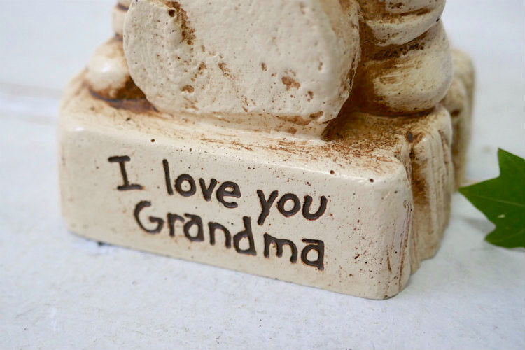 I LOVE YOU Grandma おばあちゃん 1981年 ヴィンテージ メッセージドール 人形 プレゼント ギフト 敬老の日