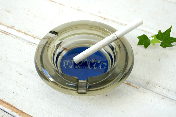 ラスベガス EL MOROCCO カジノ ホテル ガラス製 灰皿 ヴィンテージ アドバタイジング アシュトレイ