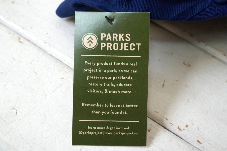 PARKS PROJECT パークスプロジェクト Leave It Better ブルー ５パネル キャップ アウトドア キャンプ USA