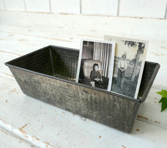 OVENEX EKCO NO.2 ティン製 ヴィンテージ ケーキモールド 焼型 ベーキングティン パウンドケーキ 菓子型 ローフパン USA