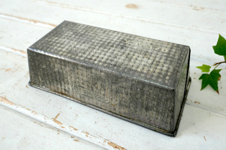 OVENEX EKCO NO.2 ティン製 ヴィンテージ ケーキモールド 焼型 ベーキングティン パウンドケーキ 菓子型 ローフパン USA