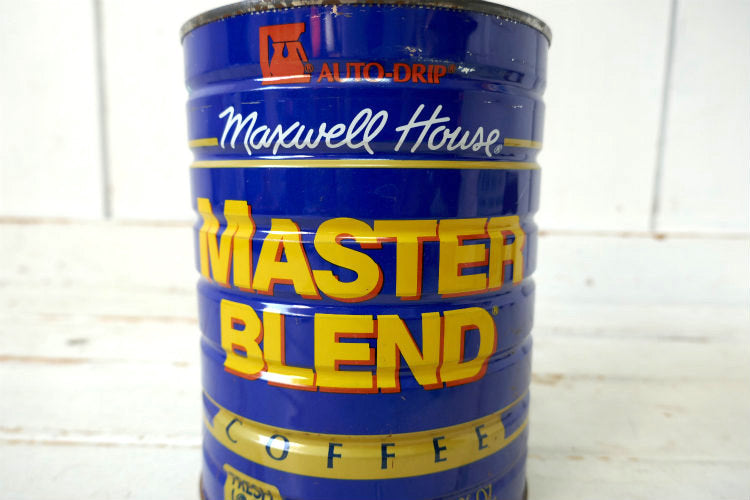 1892's~ 老舗 Maxwell House マスターブレンド COFFEE  ヴィンテージ コーヒー缶 USA ティン缶