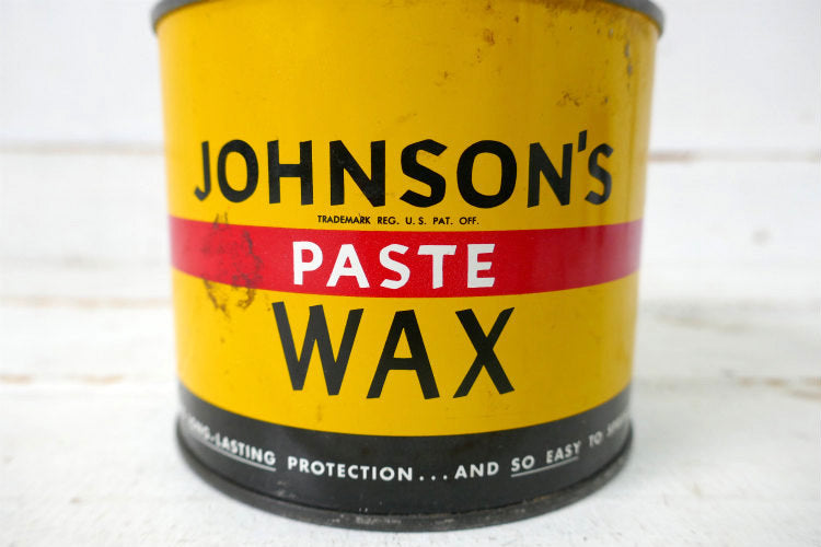 JOKNSO'S PASTE WAX ティン製 1950~1960's　ヴィンテージ　ワックス缶　USA 家具 床 ピアノ