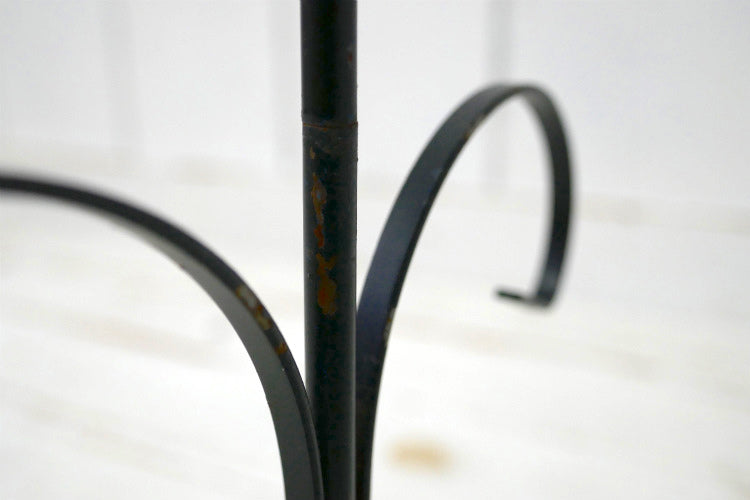 レトロ ４客用 ブラックカラー アイアン製 ヴィンテージ マグツリー マグカップホルダー 里帰り品