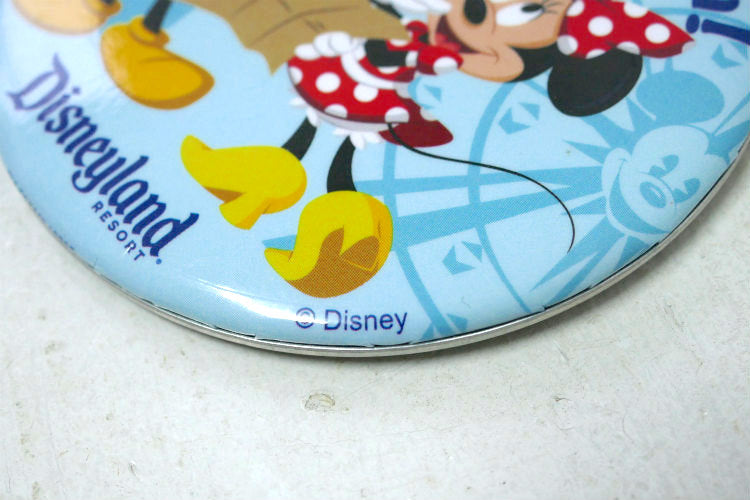 I'M ON VACATION Disneyland ディズニーランド ミッキーマウス＆ミニーマウス ヴィンテージ・缶バッジ・アドバタイジング アメリカ ロサンゼルス