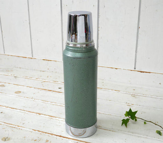 STANLEY スタンレー アラジン グリーン 1979年 ヴィンテージ 魔法瓶 水筒 1クォート アウトドア キャンプ USA