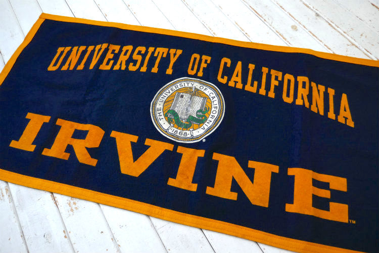 カリフォルニア大学 University of California Irvine BIGサイズ UCアーバイン Collegiate Pacific フェルト ヴィンテージ バナー フラッグ
