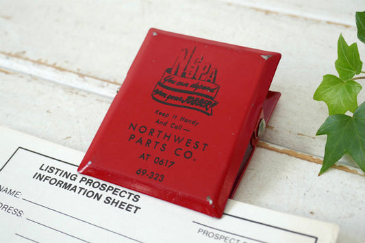 NORTHWEST PARTS CO アドバタイジング ヴィンテージ クリップ ペーパークリップ USA アメ車