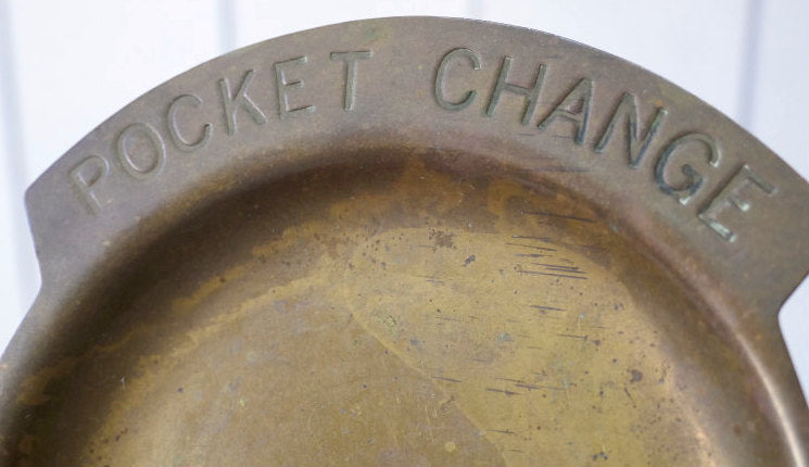 POCKET CHANGE 真鍮製 ヴィンテージ ポケットチェンジ トレイ マネートレイ USA