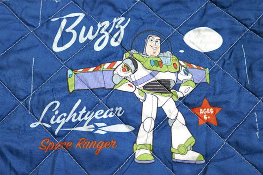 トイストーリー バズ ライトイヤー スペースレンジャー 両面タイプ キルティング ブランケット ベッドスプレッド ベッドカバー 大判
