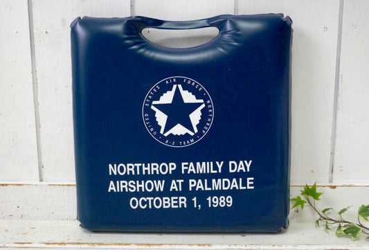 NORTHHROP エアフォース USAF アメリカ空軍 B-2 TEAM エアショー 航空ショー 1989年 ヴィンテージ スタジアム シートクッション USA