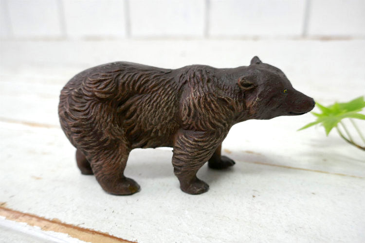 Germany ドイツ製 熊 クマ グリズリー BEAR  ベア 樹脂製 ヴィンテージ フィギュア オブジェ 置物 ドール インテリア