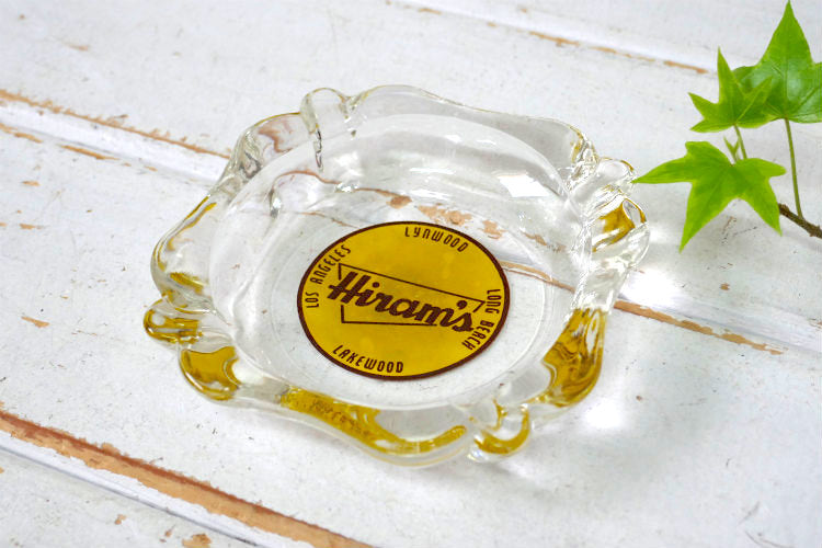 Hiram's 老舗スーパーマーケット ロサンゼルス 1950s ミッドセンチュリー ヴィンテージ アドバタイジング 灰皿 アシュトレイ USA