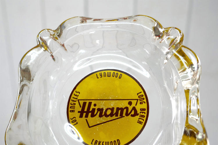 Hiram's 老舗スーパーマーケット ロサンゼルス 1950s ミッドセンチュリー ヴィンテージ アドバタイジング 灰皿 アシュトレイ USA