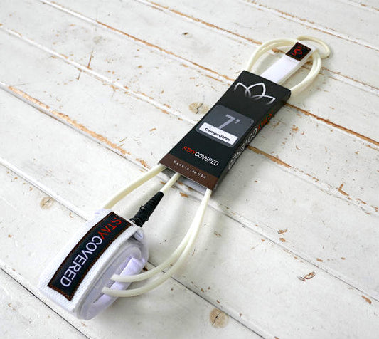 USA ステイカバード STAY COVERED カリフォルニア 7' コンペティション マットホワイト サーフィン リーシュコード USA