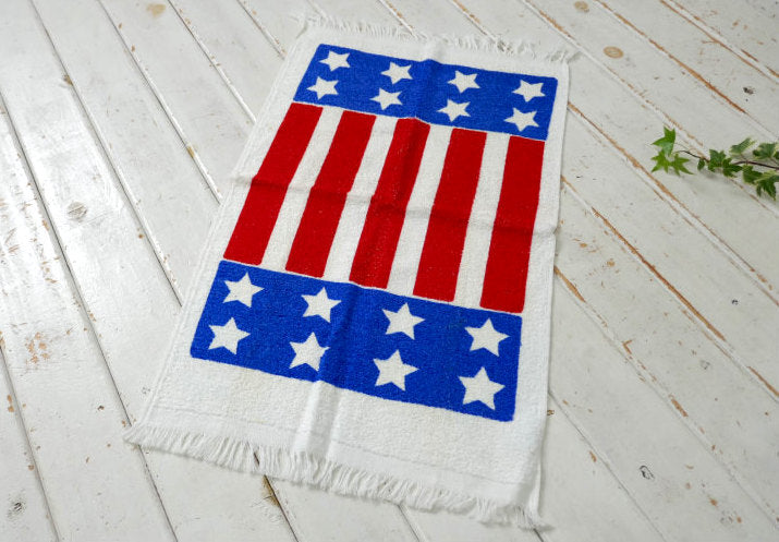 CANNON アメリカンフラッグ コットン100% デッドストック 70's ヴィンテージ フェイスタオル タオル USA