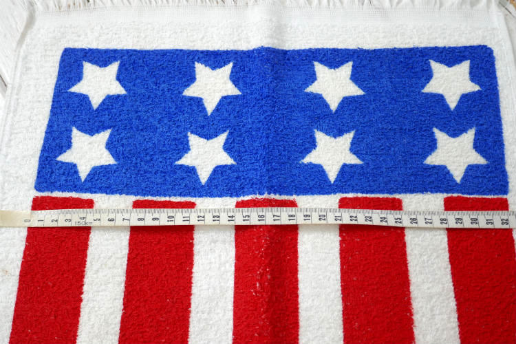 CANNON アメリカンフラッグ コットン100% デッドストック 70's ヴィンテージ フェイスタオル タオル USA