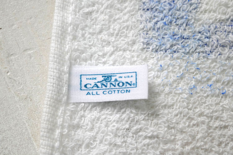 CANNON アメリカンフラッグ コットン100% デッドストック 70's ヴィンテージ フェイスタオル タオル USA