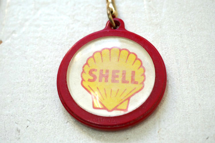 シェル SHELL オイルカンパニー アメリカ 石油会社 アドバタイジング ヴィンテージ キーホルダー NY