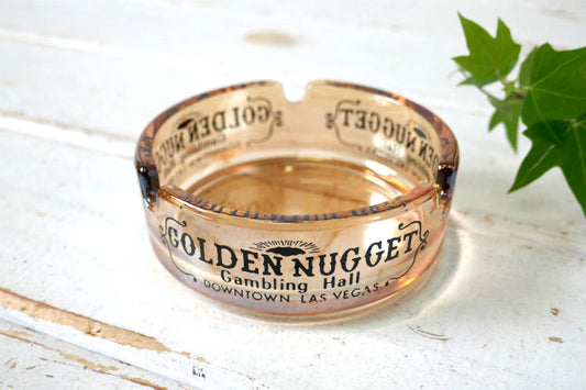 USAラスベガス老舗 カジノ ゴールデンナゲット GOLDEN NUGGET ヴィンテージ アドバタイジング 灰皿