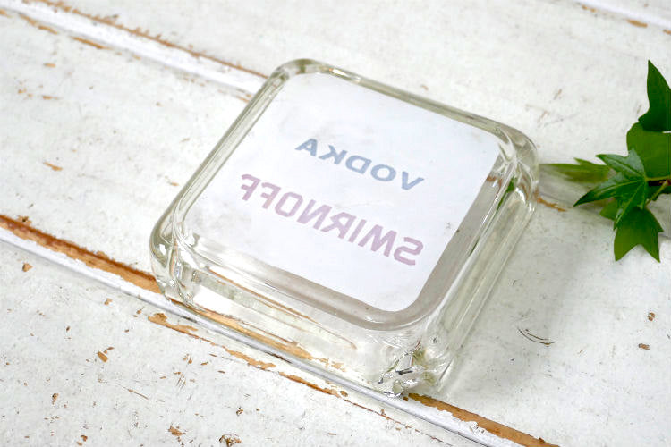 VODKA SMIRNOFF ウォッカ スミノフ ヴィンテージ アドバタイジング 灰皿 デッドストック アシュトレイ ノベルティグッズ ドリンク