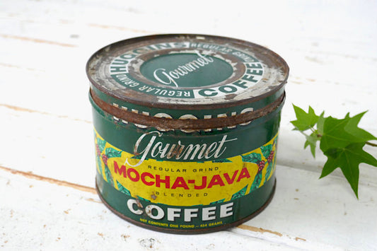 1950s MOCHA-JAVA COFFEE ビンテージ コーヒー缶 ロサンゼルス カリフォルニア USA
