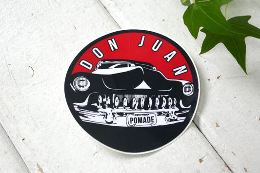 DON JUAN POMADE California ポマード オリジナル ステッカー USA カリフォルニア BARBER アメ車