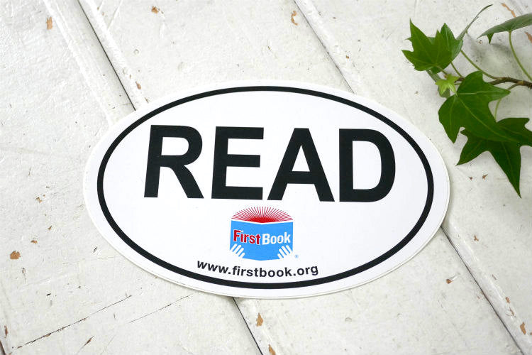 READ First Book ファーストブック 北米全土 キッズ英語教材 ボランティア団体 アドバタイジング ステッカー USA
