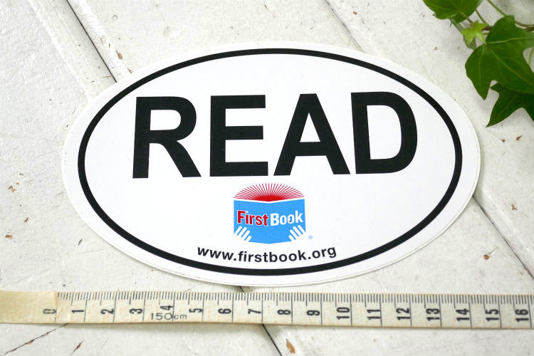 READ First Book ファーストブック 北米全土 キッズ英語教材 ボランティア団体 アドバタイジング ステッカー USA