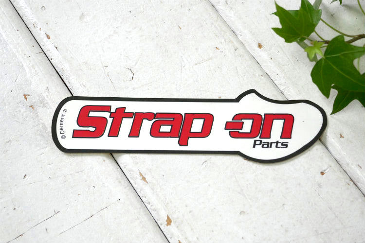 Strap on Parts  Dementia ストラップ オン パーツ ステッカー USA デッドストック ステッカーチューン