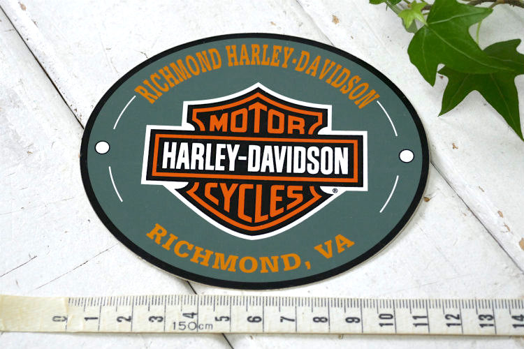 HARLEY-DAVIDSON オートバイメーカー ハーレーダビッドソン RICHMOND ヴィンテージ ステッカー
