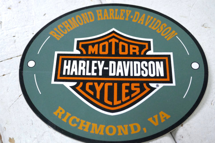 HARLEY-DAVIDSON オートバイメーカー ハーレーダビッドソン RICHMOND ヴィンテージ ステッカー